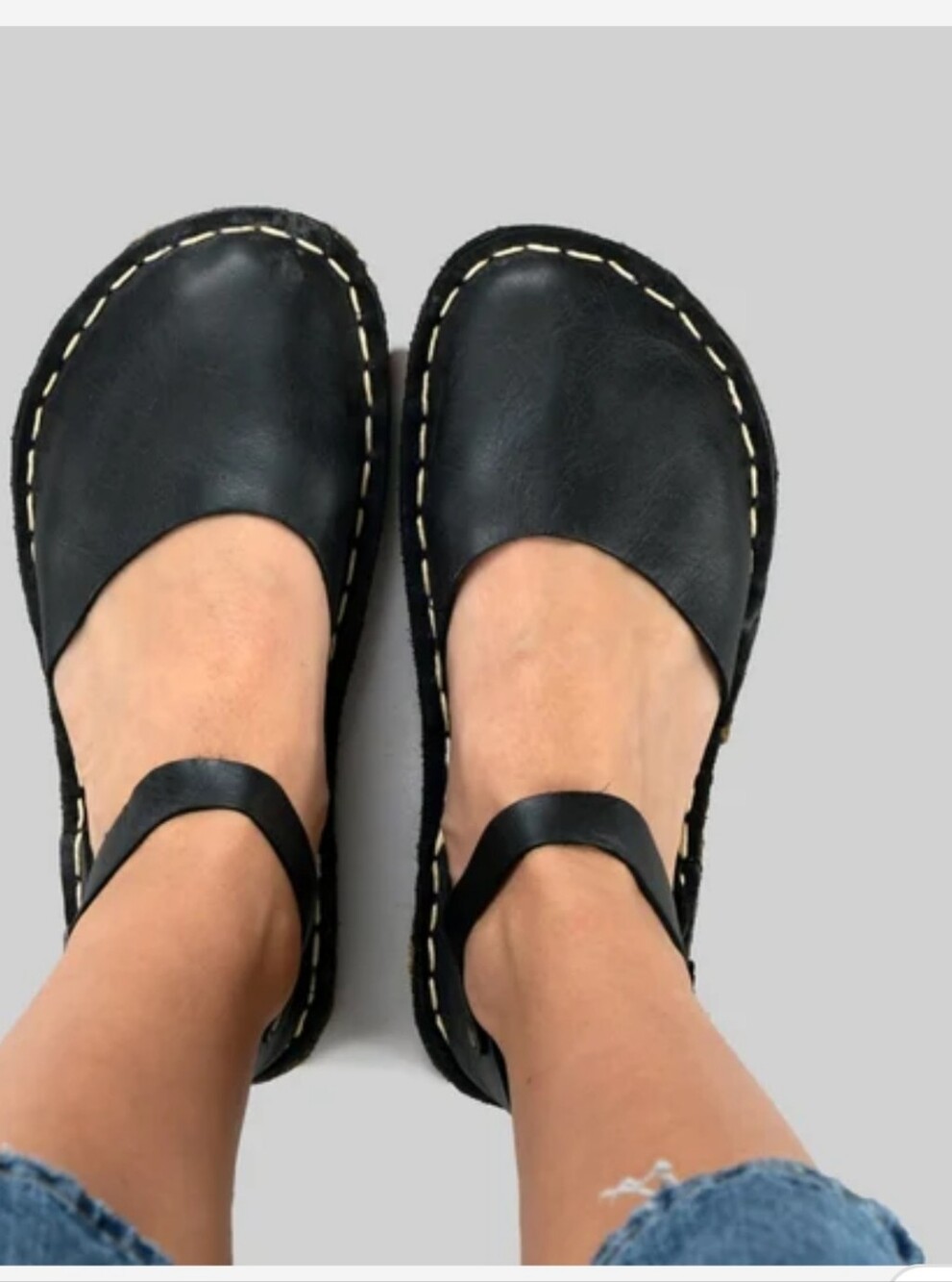 Atlantis Handmade Barefoot Sandal Handmade in Turkey leather flat size 7 NWOT